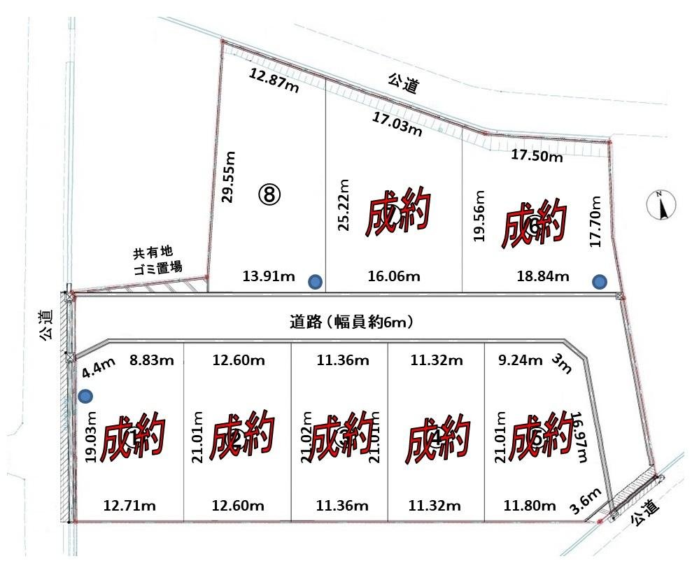 富加町滝田　区画図　1.19